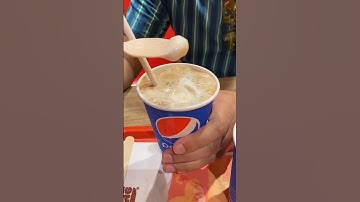 Coke Float ka Competitor 🥤 #burgerking #pepsi #foodreview #ashortaday