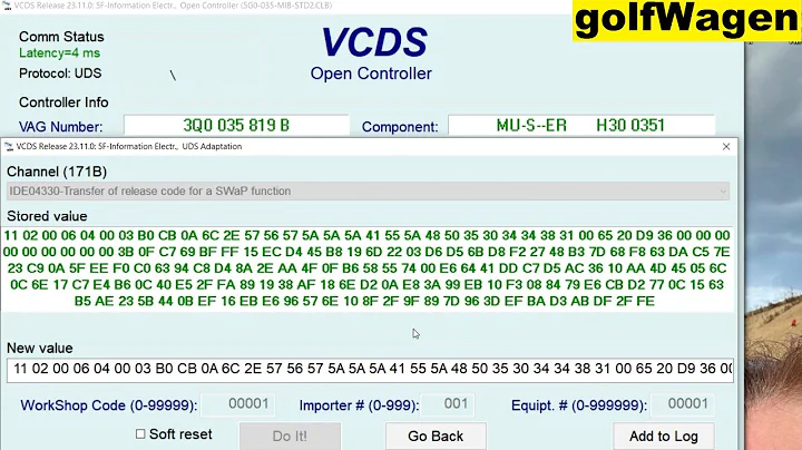 MIB2 activation Carplay, Performance monitor VCDS Fec/Swap activation