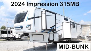 One of the Lightest Weight Mid Bunk 5th Wheels! BUT STILL GREAT QUALITY! 2024 Impression 315MB by Andrew with Camper Kingdom 6,508 views 7 months ago 13 minutes, 49 seconds