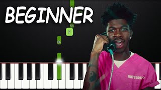 I told you long ago, on the road(Industry Baby) | BEGINNER Piano Tutorial