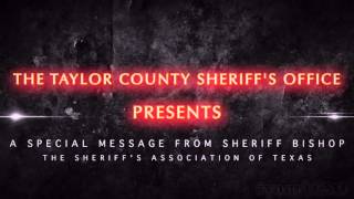 A Message from Sheriff Bishop about The Sheriff's Association of Texas