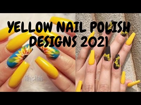 20 top Yellow Nail Designs for Beginners ideas in 2024