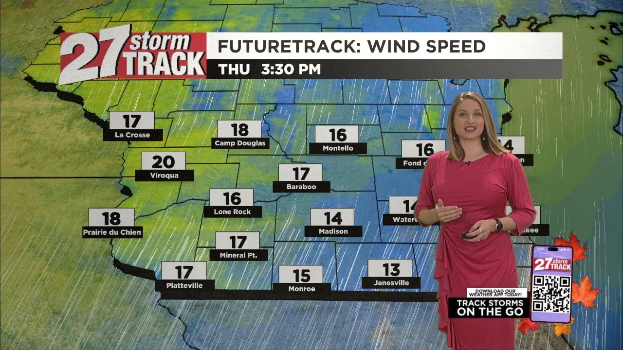Dry and breezy on Thursday, Friday morning - YouTube