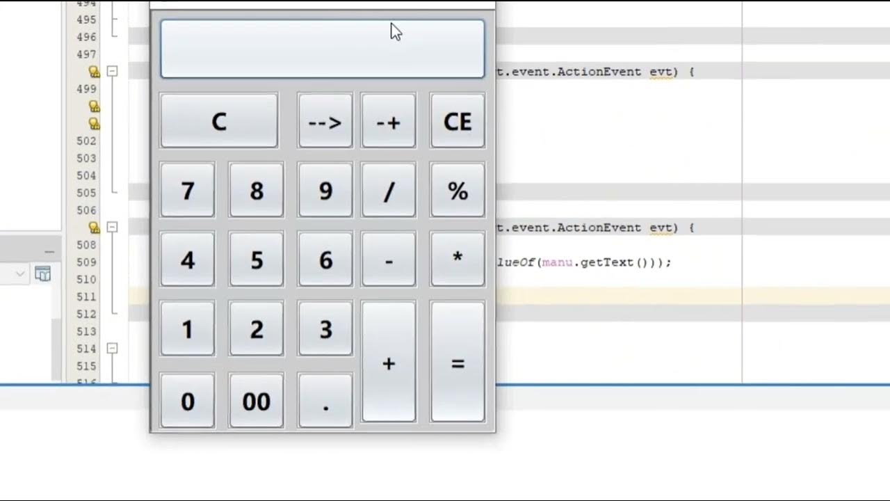how to make a calculator in java netbeans part 3/3 #java #netbeans # ...