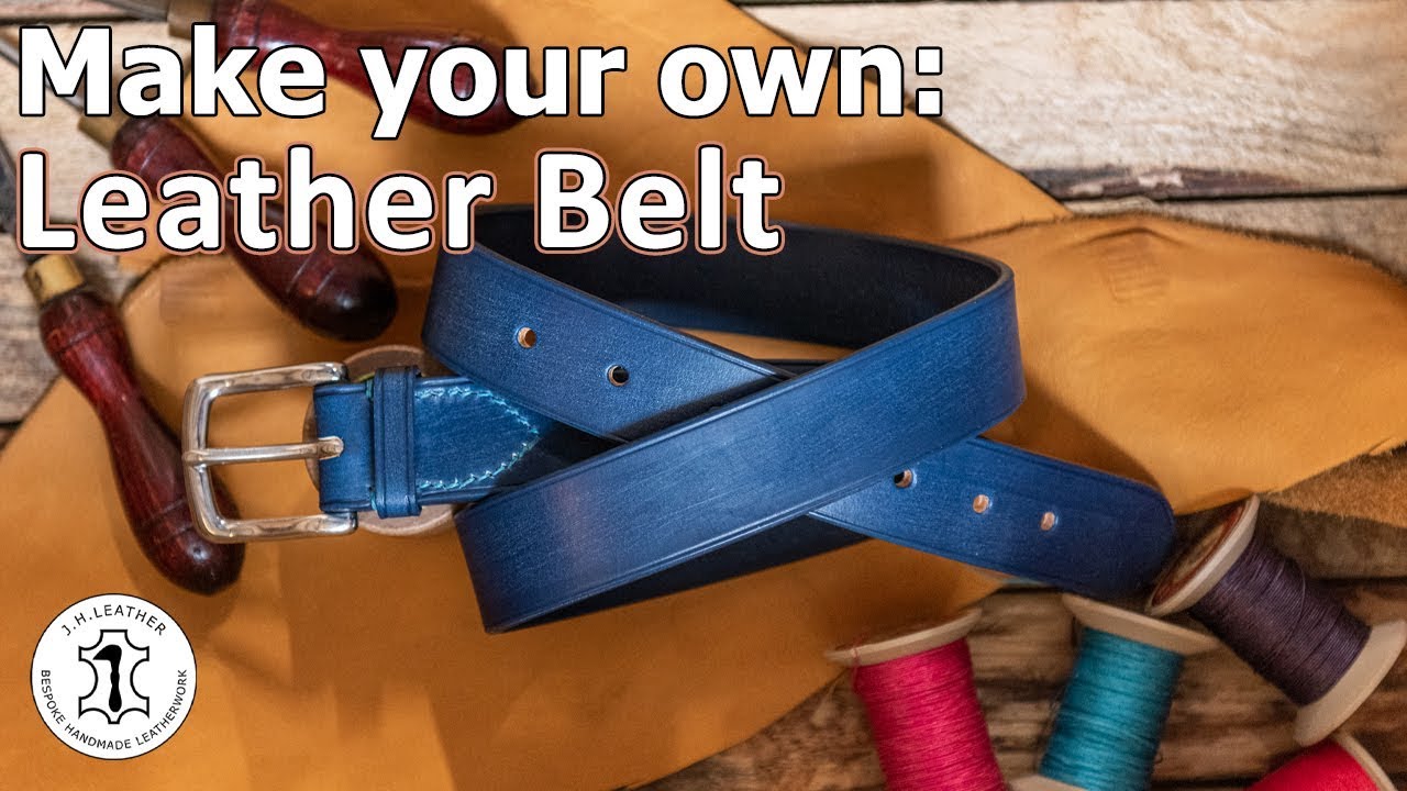 Make your own: Handmade Leather Belt - Make along, Tutorial. 