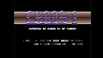 C64 Crack Intro: Chaos #1 Intro 1989