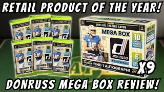 INCREDIBLE VALUE! 2023 Donruss Football Mega Box Review!