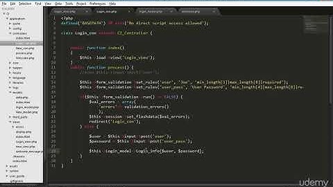 PART28 Codeigniter Creating Model for the Login Info Login Panel Fullcourse 2018 CODEIGNITER php