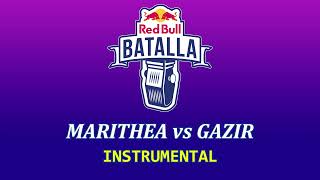 Marithea vs Gazir (INSTRUMENTAL) Cuartos Red Bull 2021 | BEAT Ronda 1 | Freestyle Beat Rap