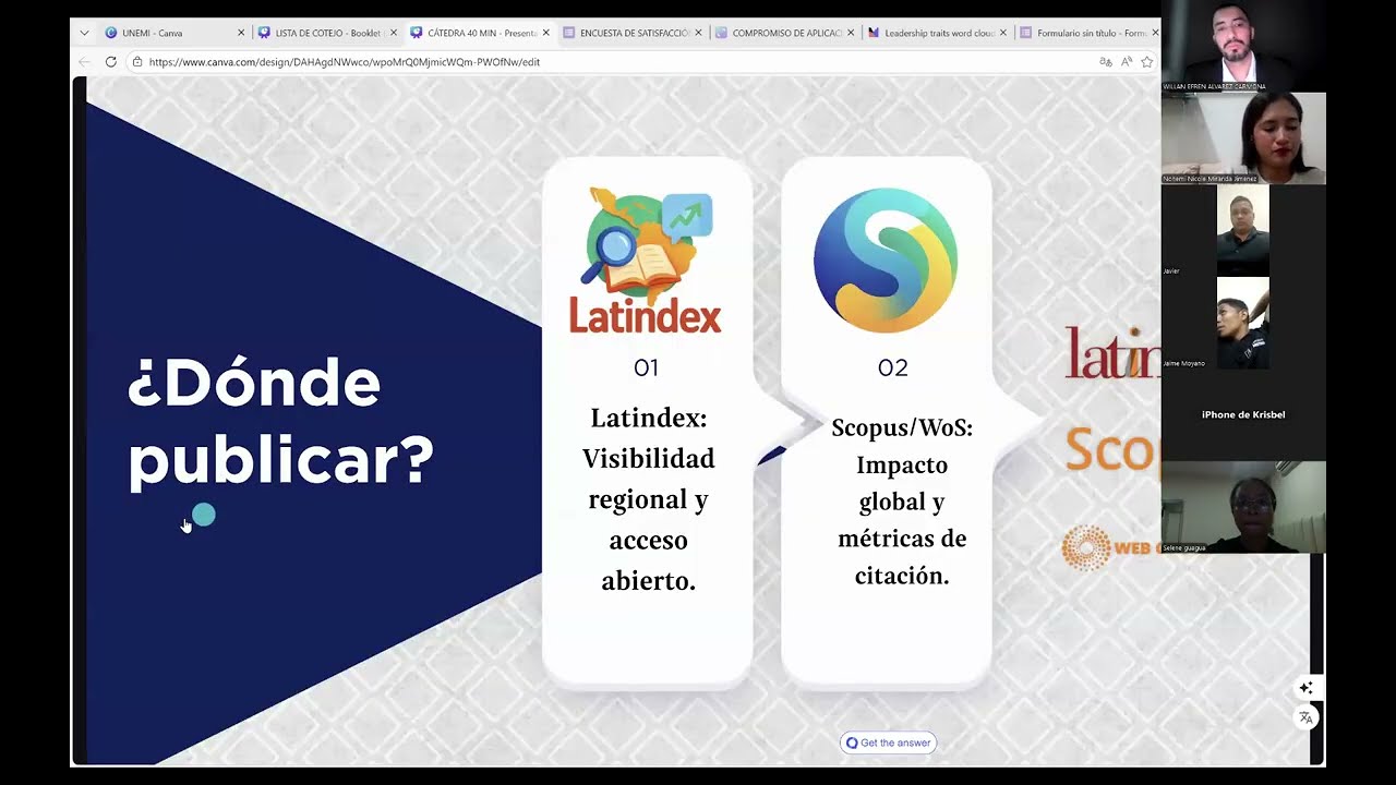 Visibilidad e Impacto Académico para la Calidad en Educación Superior