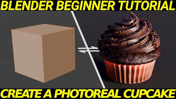 Blender Beginner Tutorial : Making Cupcakes!