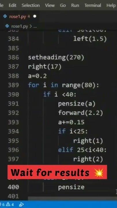 Lovely 🌹 Rose Design using Python Turtle # short #codingkiduniya #rose ... image.