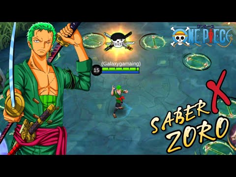 SCRIPT SABER X ZORO NEW (ONEPIECE MLBB) - YouTube