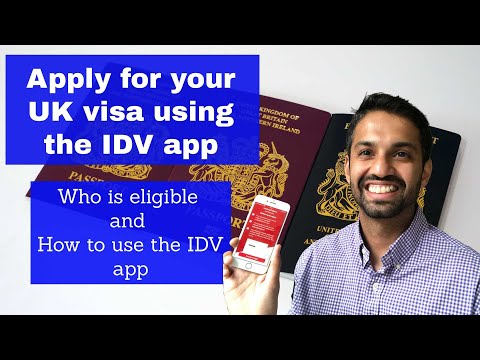 IDV UKVCAS app for UK visa application process