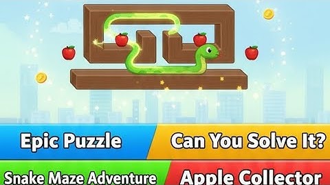 🐍🔥 Snake Puzzle Level 41 – All Apples Collected! | Super Satisfying Gameplay 🍎✨#snakegame 