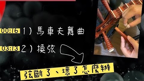【琵琶初學】日記18 - 馬車夫舞曲、換弦｜弦壞了怎麼辦～？