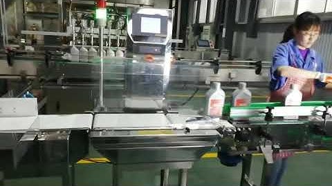 Rehoo check weigher for the bottle products