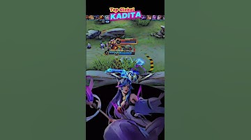 Lock CC 😭 Kadita TOP GLOBAL 1 KADITA  #mlbb #mobilelegends #ml #topglobalmobilelegends #shorts