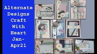 Craft with Heart Card Subscription Altered Free form