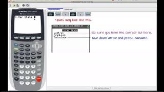 Mean Deviation on TI84