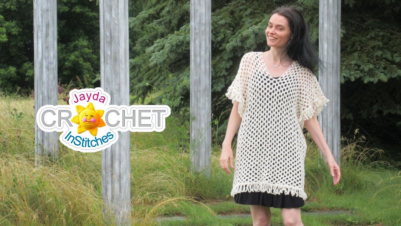 Simple Summer Cover Up & Over Dress Crochet Pattern & Tutorial YouTube
