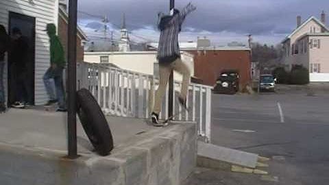 kickflip off loading dock