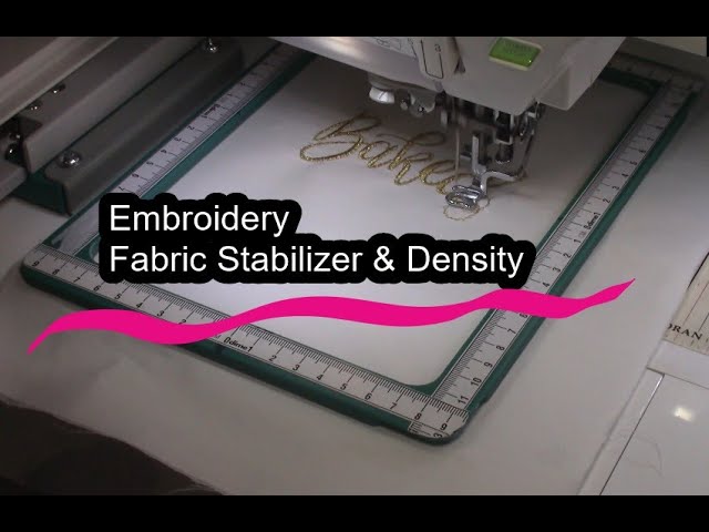 How to get this to stitch out cleaner, fuller, tighter? Density is at .36mm  : r/MachineEmbroidery