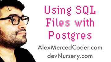 AM Coder - Using SQL files with Postgres
