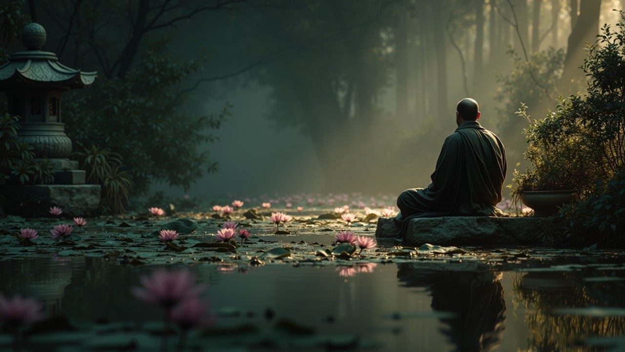 Глубокая медитативная музыка для исцеления и спокойствия | Безмятежность Будды и Монахов
