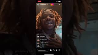 Jackboy live Instagram recording a song 🔥 (renegade freestyle) closure