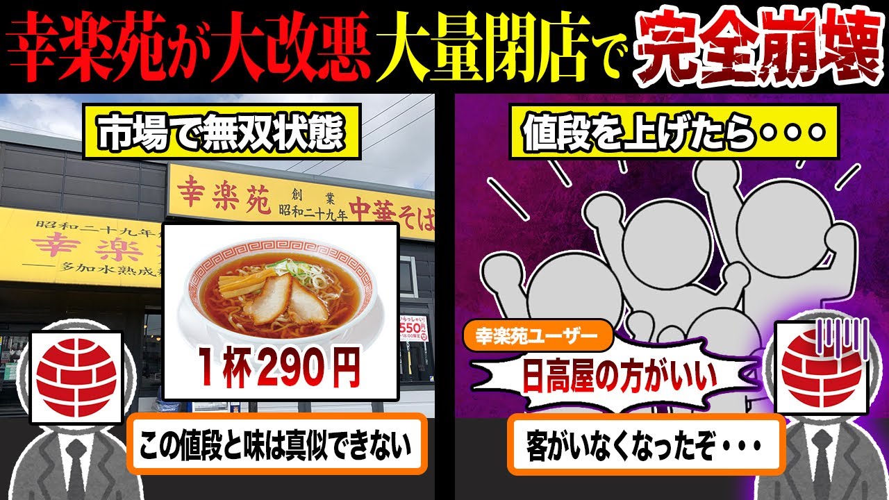 閉店ラッシュが止まらない... 幸楽苑が悲惨すぎる件について【ずんだもん＆ゆっくり解説】