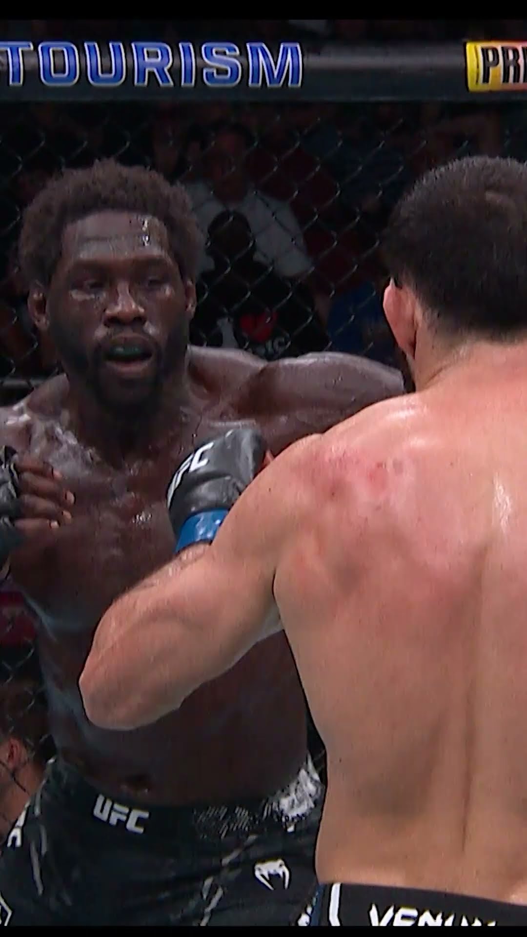 throwback to when Imavov FINISHED Jared Cannonier! ? #ufcsaudiarabia