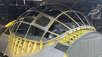 Scratch Built B-36H Peacemaker Forward Canopy Attachment Area Revision