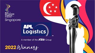 APL LOGISTICS LTD - 2022 Singapore HR Asia Best Companies to Work for in Asia