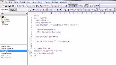 สอน PHP OOP ตอนที่ 5 method แบบรับค่า Parameter
