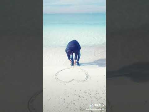 كتابة الحروف علي الرمال A