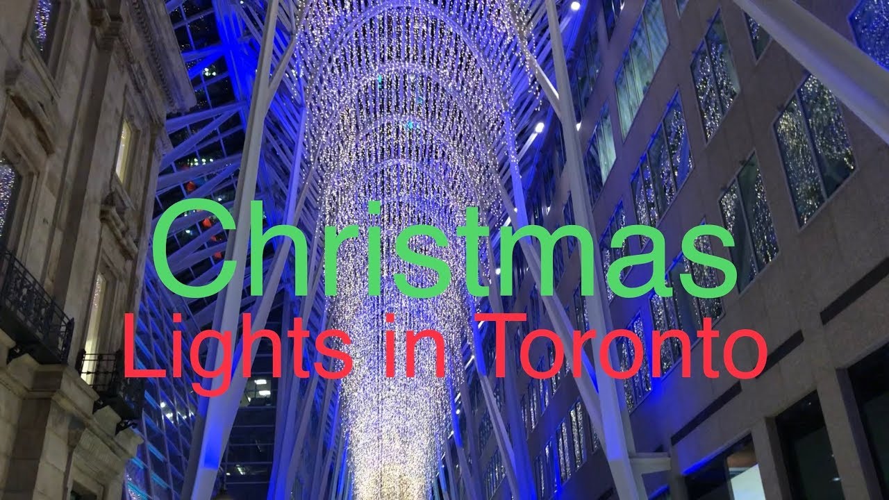 Christmas Lights in Toronto YouTube