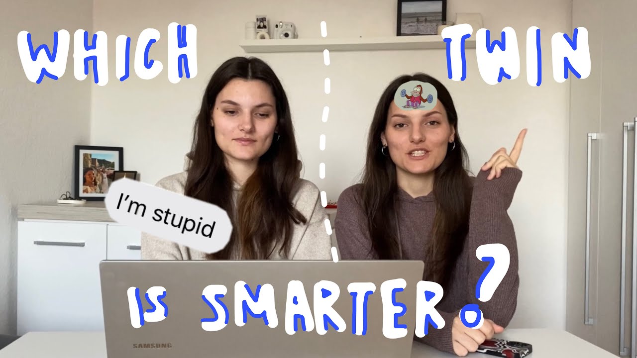 🧠кто из двойняшек умнее???👩🏻👩🏻