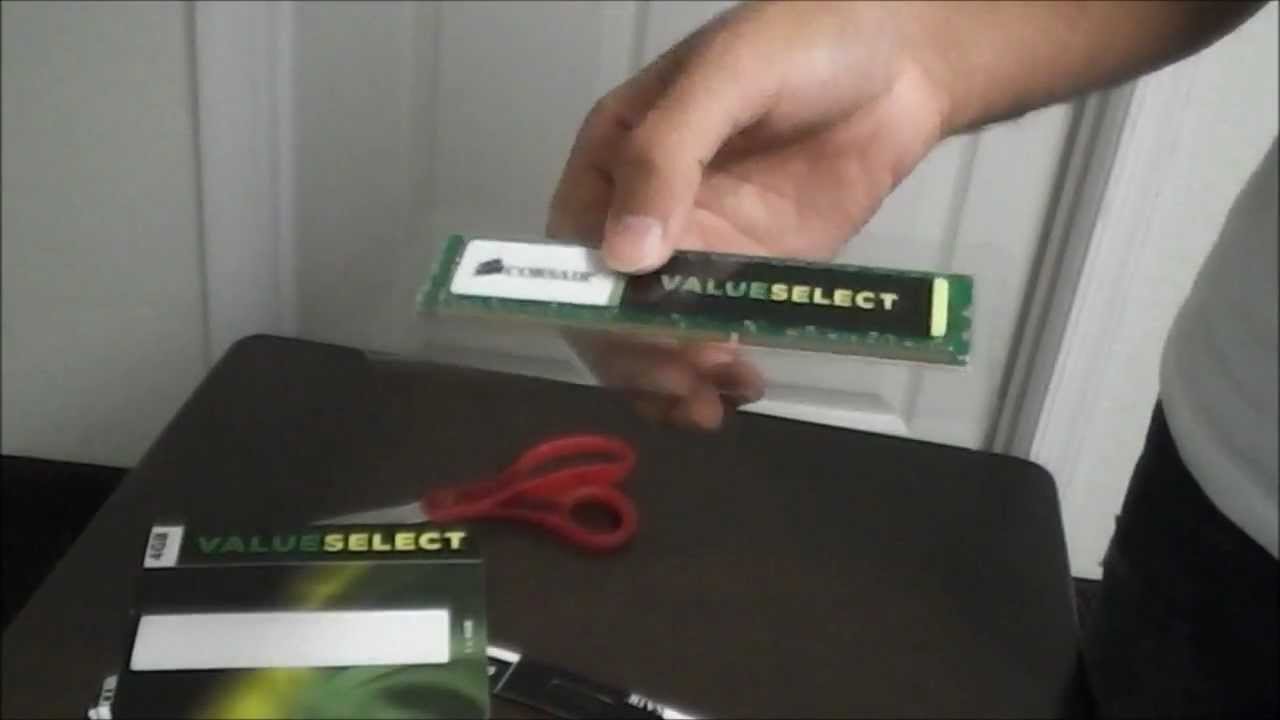 CORSAIR 4GB DDR3 1600 Desktop Memory - YouTube