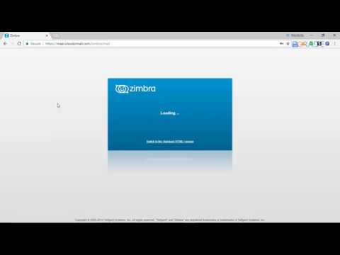 Zimbra Webmail - Features in 2 Minutes