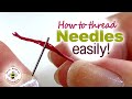 Surprisingly EASY way to thread a needle for sewing & embroidery - DO IT PROFESSIONALLY!