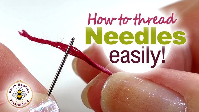 Do you know your needles? Types & sizes of hand embroidery needle  explained! 