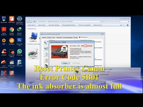 Reset Printer Canon ip2770. 