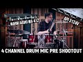 API 3124V vs Warm Audio WA-412 mic preamp comparison recording Sonor drums