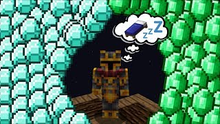Minecraft WHAT HAPPENS WHEN YOU FALL ASLEEP!! BECOMING A MILLIONAIRE IN MINECRAFT!!
