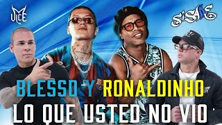 BLESSD VS RONALDINHO BACKSTAGE 👀🔥TODO LO QUE USTED NO VIÓ