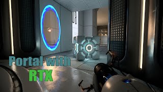 Portal with RTX трейлер игры 4К