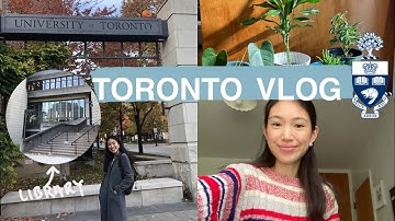 TORONTO VLOG 2021//Downtown Toronto, University of Toronto Tour, Hauls, & Lots of Delicious Food!