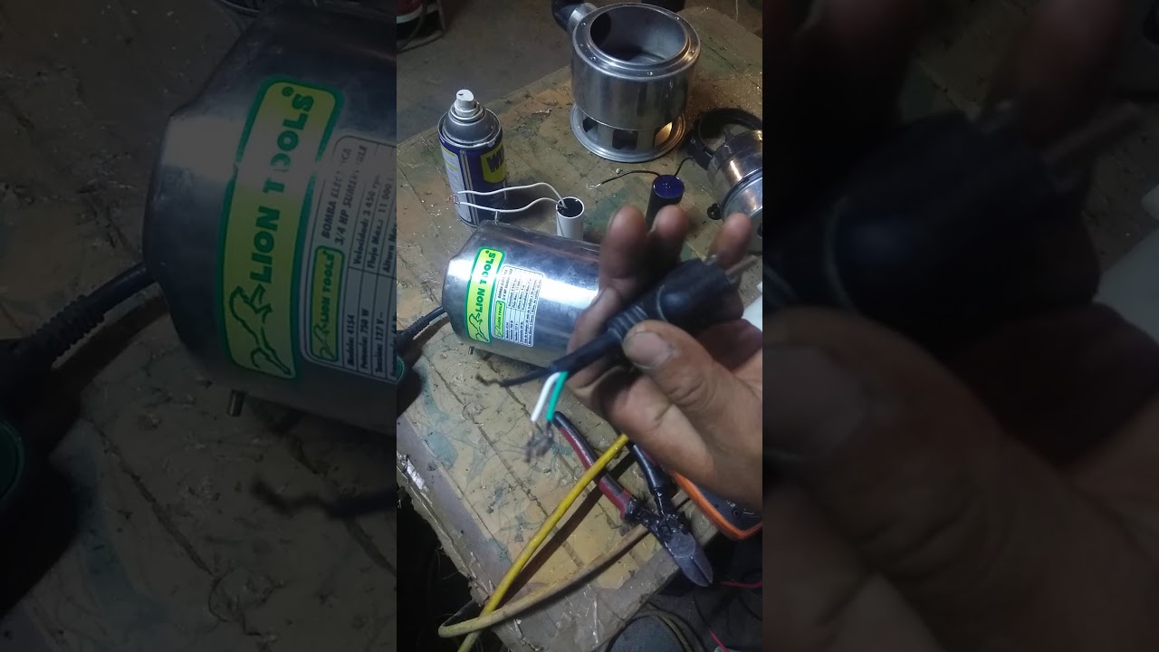 Bomba de agua sumergible LYON TOOLS no enciende reparación