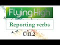 (12) U1 L2 *reporting verbs* (Flying High 2) | أول ثانوي #كويتزل